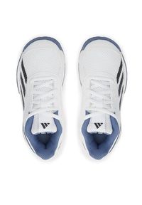Adidas - adidas Buty Courtflash Tennis Shoes IG9536 Biały. Kolor: biały. Materiał: materiał #5