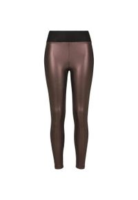 Urban Classics - Legginsy Damskie Ze Skóry Ekologicznej Z Wysokim Stanem. Stan: podwyższony. Kolor: czerwony, brązowy, wielokolorowy. Materiał: skóra ekologiczna. Sport: turystyka piesza #1