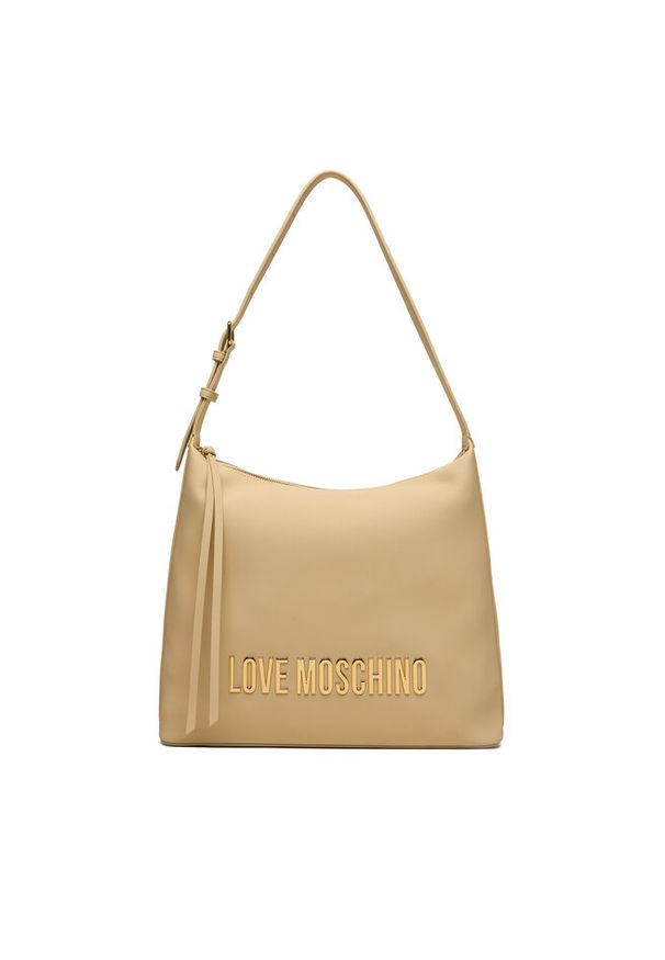 Love Moschino - Torebka LOVE MOSCHINO. Kolor: beżowy