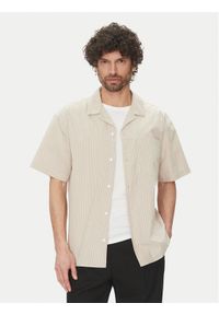 Jack & Jones - Jack&Jones Koszula Cody 12269801 Beżowy Relaxed Fit. Kolor: beżowy. Materiał: bawełna