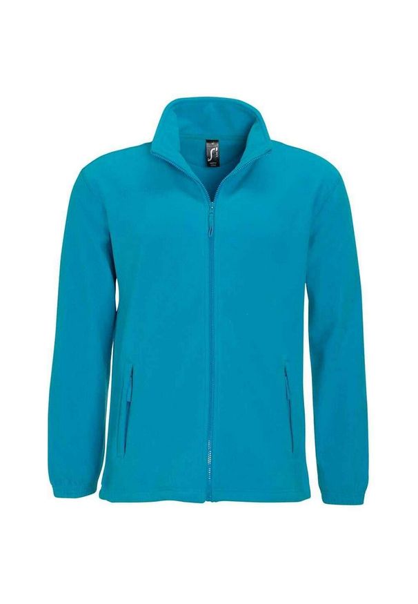 SOL'S - Bluza Polarowa Unisex Dla Dorosłych North. Kolor: niebieski. Materiał: polar. Sezon: zima