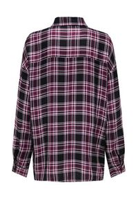 only - ONLY Koszula Evia 15355741 Bordowy Loose Fit. Kolor: czerwony. Materiał: wiskoza #7