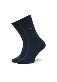 TOMMY HILFIGER - Tommy Hilfiger Skarpety długie 701235375 Granatowy. Kolor: niebieski. Materiał: materiał, bawełna