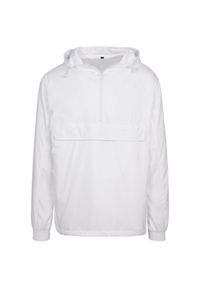 BUILD YOUR BRAND - Kurtka Unisex Basic Pull Over Dla Dorosłych. Kolor: biały