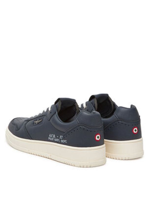 Aeronautica Militare Sneakersy 251SC235PL277 Granatowy. Kolor: niebieski. Materiał: skóra