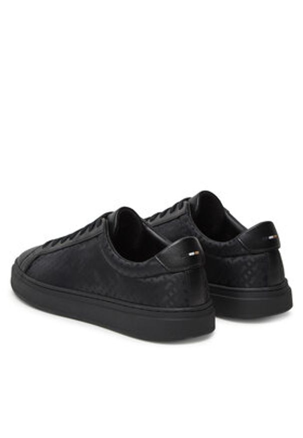 BOSS Sneakersy Kieran 50548699 Czarny. Kolor: czarny. Materiał: skóra