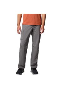 columbia - Spodnie treningowe męskie Columbia Silver Ridge Utility Pant. Kolor: szary. Materiał: materiał, syntetyk