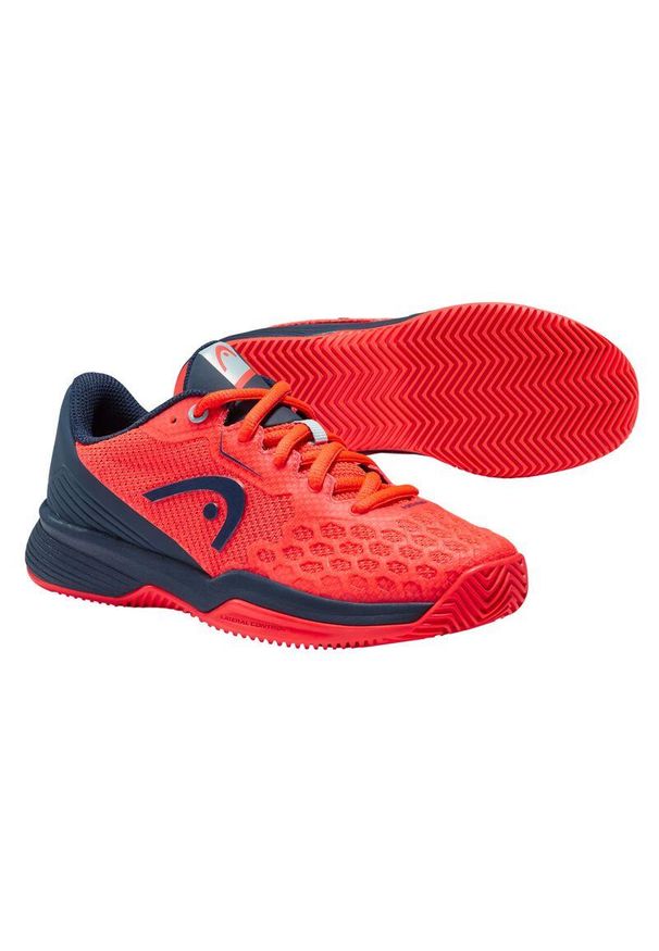Buty do tenisa dla dzieci Head Revolt Pro 3.5 Clay Junior. Kolor: czerwony, wielokolorowy, niebieski. Sport: tenis