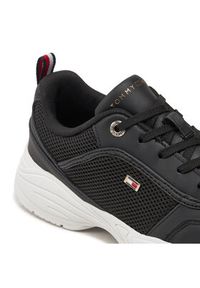 TOMMY HILFIGER - Tommy Hilfiger Sneakersy Chunky Runner FW0FW07818 Czarny. Kolor: czarny. Materiał: materiał #4