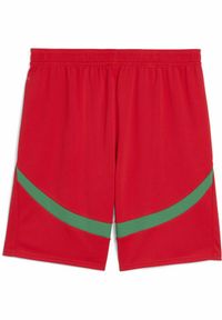Puma - Męskie szorty Maroko 2025 PUMA Red Archive Green. Kolor: czerwony, wielokolorowy, zielony