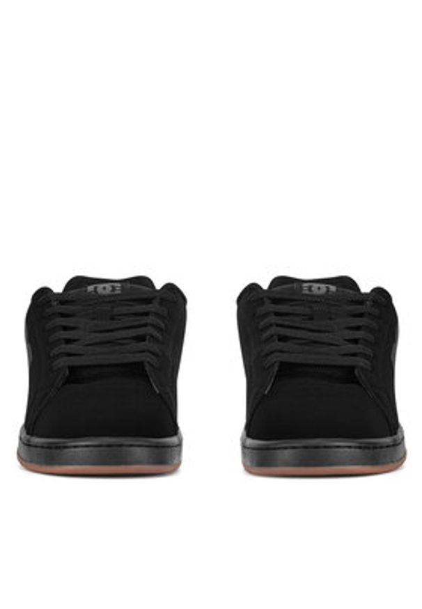 DC Shoes Sneakersy GAVELER ADYS100536-BGM Czarny. Kolor: czarny. Materiał: skóra