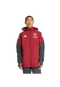 Adidas - Kurtka dresowa zewnętrzna Arsenal 2025/26. Kolor: czerwony. Materiał: dresówka. Sport: piłka nożna #1