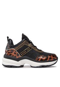 MICHAEL Michael Kors Sneakersy Olympia MK100738 Czarny. Kolor: czarny. Materiał: materiał