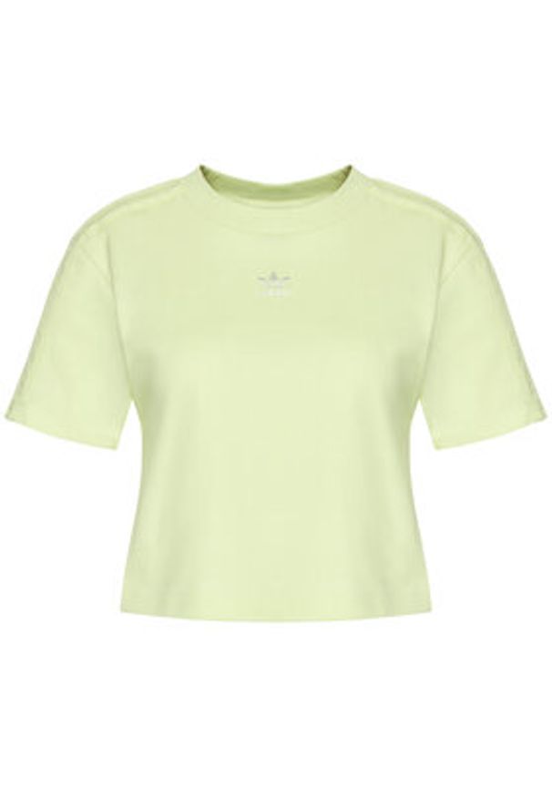Adidas - adidas Koszulka techniczna Luxe H56452 Żółty Regular Fit. Kolor: żółty. Materiał: bawełna