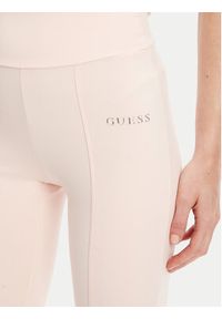 Guess Spodnie dresowe V5RB15 KCD02 Różowy Regular Fit. Kolor: różowy. Materiał: syntetyk #4