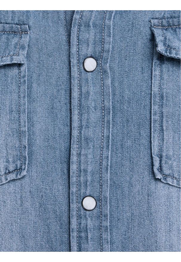 Jack & Jones Koszula Sheridan 12138115 Niebieski Slim Fit. Kolor: niebieski. Materiał: bawełna