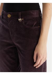 Pinko - PINKO Spodnie materiałowe Old Velvet 105662 A2WS Fioletowy Regular Fit. Kolor: fioletowy. Materiał: bawełna #3