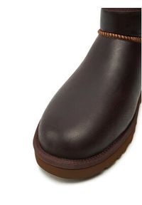 Ugg Śniegowce M Classic Ultra Mini Lthr Regen 1158191 Brązowy. Kolor: brązowy. Materiał: skóra #5