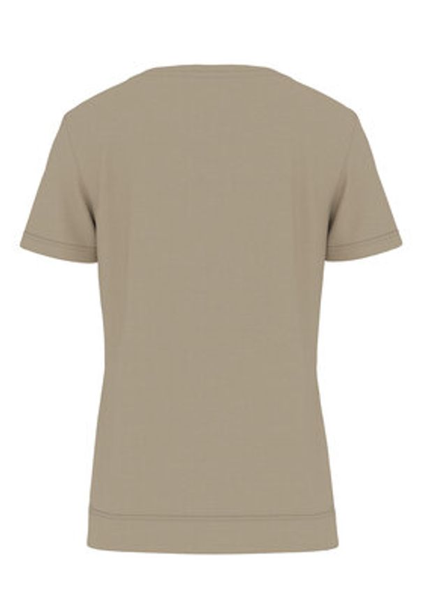 JOOP! T-Shirt 58 253JE58Tia 30049367 Beżowy Slim Fit. Kolor: beżowy. Materiał: bawełna