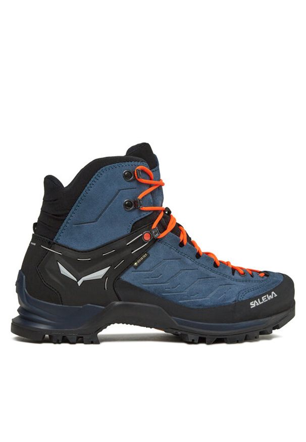 Salewa Trekkingi Ms Mtn Trainer Mid Gtx GORE-TEX 63458-8669 Granatowy. Kolor: niebieski. Materiał: skóra, zamsz. Technologia: Gore-Tex. Sport: turystyka piesza