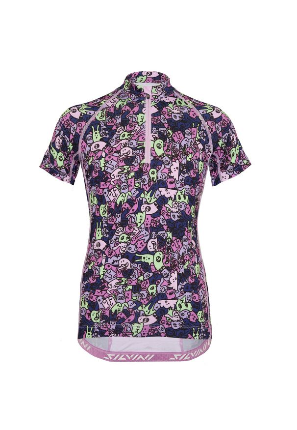 Silvini - Koszulka rowerowa (z krótkim rękawem) dziecięca SILVINI Junior Jersey SCRIVIA. Kolor: różowy. Materiał: jersey. Długość rękawa: krótki rękaw. Długość: krótkie