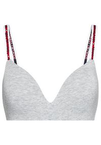 TOMMY HILFIGER - Tommy Hilfiger Biustonosz bezfiszbinowy Lighty Lined UW0UW02413 Szary. Kolor: szary. Materiał: bawełna #4