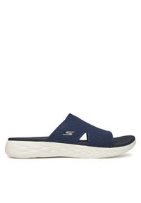 skechers - Klapki Skechers. Kolor: niebieski