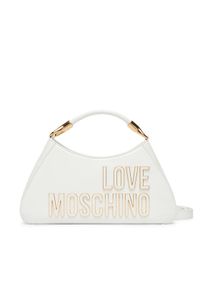 Love Moschino - LOVE MOSCHINO Torebka JC4248PP0OKE110A Biały. Kolor: biały. Materiał: skórzane #1