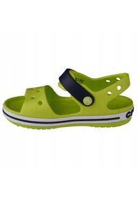 Sandały Crocs Crocband Sandal Kids 12856-3TX zielone. Kolor: zielony. Materiał: materiał, syntetyk. Sezon: lato #5