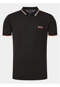 BOSS - Boss Polo Paddy Pro 50469102 Czarny Regular Fit. Typ kołnierza: polo. Kolor: czarny. Materiał: bawełna