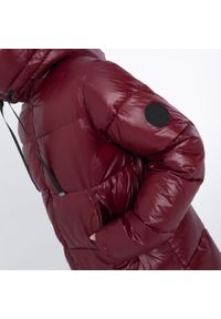 Wittchen - Damski płaszcz pikowany oversizowy czerwony. Kolor: czerwony. Materiał: nylon. Długość: długie. Styl: elegancki #4
