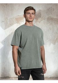 Sinsay - Bawełniana koszulka z efektem sprania - Inny. Materiał: bawełna #1