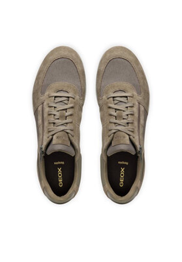 Geox Sneakersy U Ionio U55DZB 02211 C1018 Szary. Kolor: szary. Materiał: skóra, zamsz