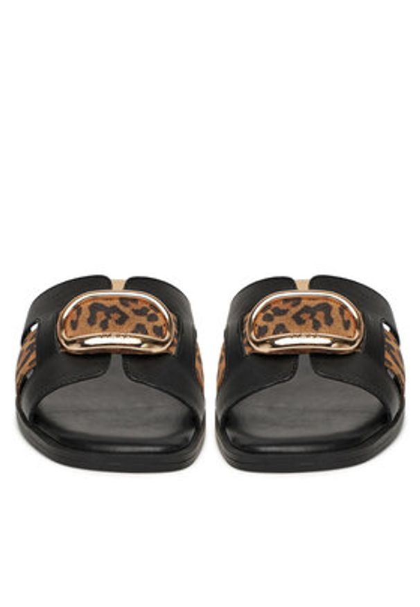 MEXX Klapki MX/024C-EST Czarny. Kolor: czarny. Materiał: skóra