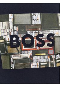 BOSS - Boss T-Shirt Teeheavyboss 50510009 Granatowy Regular Fit. Kolor: niebieski. Materiał: bawełna