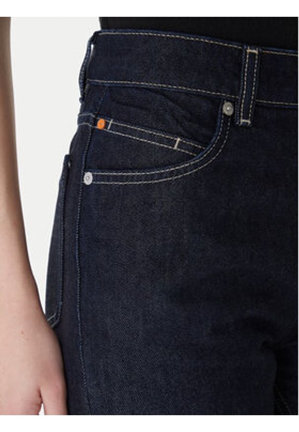 BOSS Jeansy Ada 50552466 Granatowy Slim Fit. Kolor: niebieski