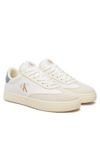 Calvin Klein Jeans Sneakersy Classic Cupsole Low Mix Mg YM0YM01169 Écru. Materiał: materiał