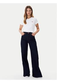 Levi's® Komplet t-shirtów Essential 004AO-0002 Biały Slim Fit. Kolor: biały. Materiał: bawełna #5