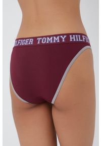 TOMMY HILFIGER - Tommy Hilfiger Figi kolor fioletowy. Kolor: fioletowy. Materiał: włókno, materiał #3