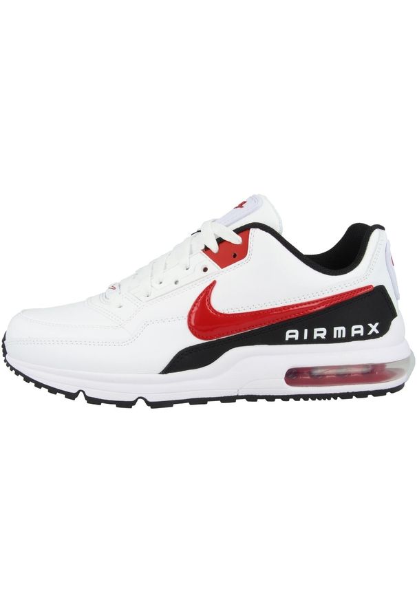 Buty do chodzenia męskie Nike Air Max Ltd 3. Zapięcie: sznurówki. Kolor: wielokolorowy, biały, czerwony. Materiał: skóra, materiał, syntetyk. Szerokość cholewki: normalna. Model: Nike Air Max. Sport: turystyka piesza