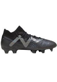 Buty piłkarskie Puma Future Ultimate FG/AG M 107355-02 czarne czarne. Kolor: czarny. Materiał: materiał, dzianina. Szerokość cholewki: normalna. Sport: piłka nożna #6