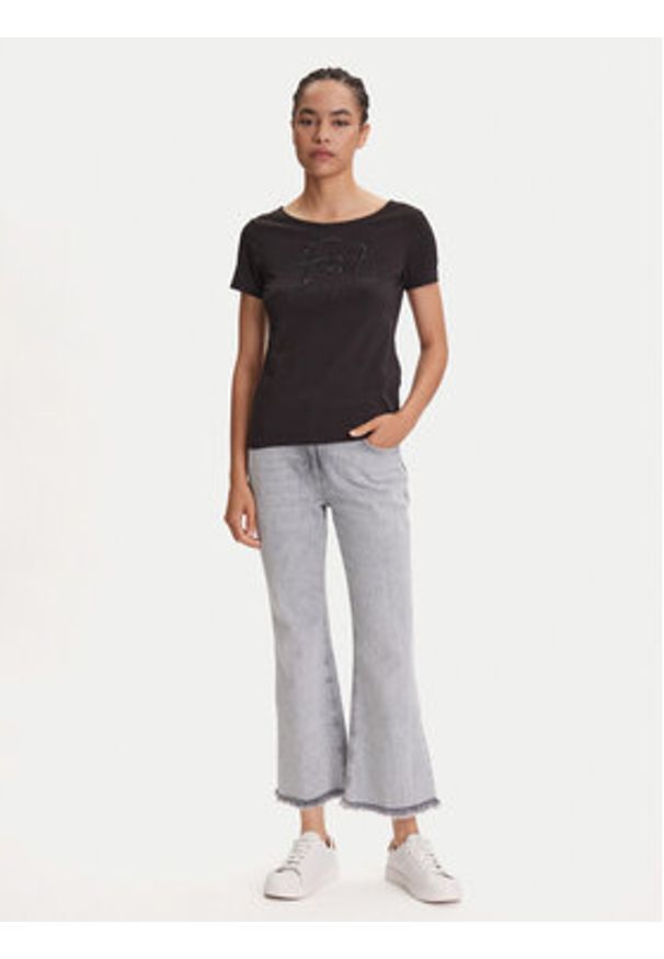 EA7 Emporio Armani T-Shirt 7W000184 AF10373 UC001 Czarny Regular Fit. Kolor: czarny. Materiał: bawełna