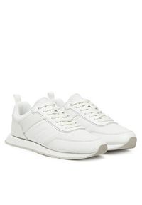 Calvin Klein Sneakersy Low Prof Runn Laceup Tape HM0HM01897 Biały. Kolor: biały. Materiał: skóra #6