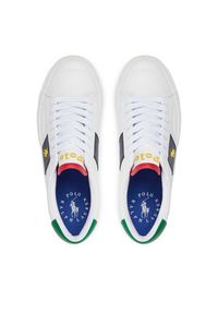 Polo Ralph Lauren Sneakersy RL00564110 J Biały. Kolor: biały. Materiał: skóra #5