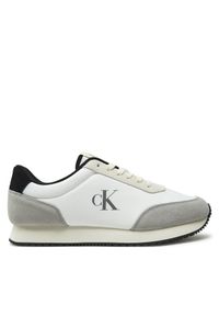 Sneakersy Calvin Klein Jeans. Kolor: biały