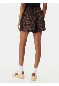 Adidas - adidas Szorty sportowe Workout Essentials Leopard Woven JZ4935 Brązowy Regular Fit. Kolor: brązowy. Materiał: syntetyk #3