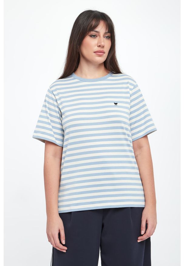 Weekend Max Mara - T-shirt damski w paski Venaco WEEKEND MAX MARA. Wzór: paski