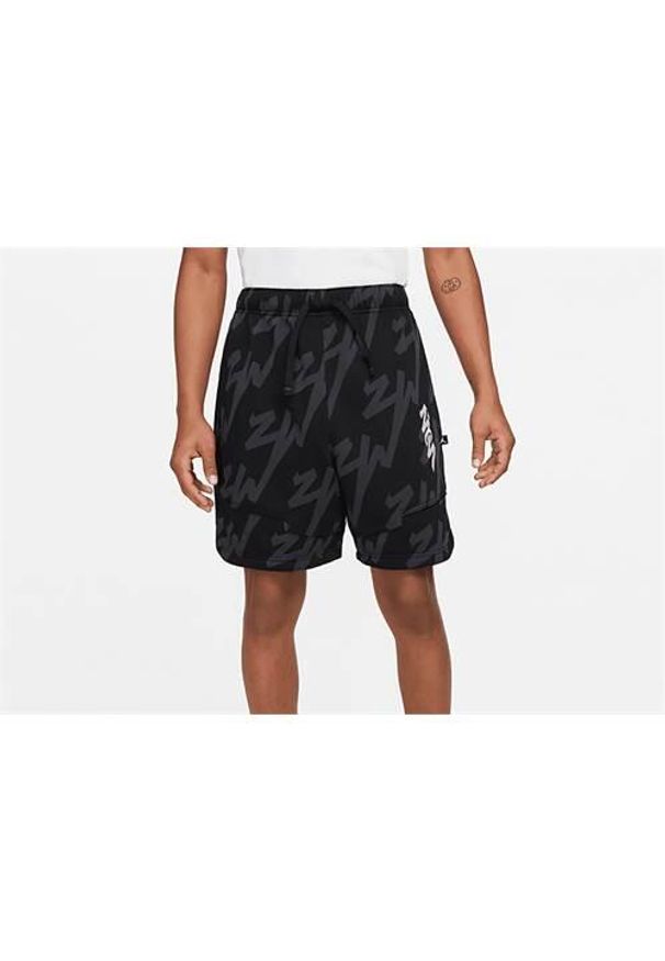 Spodnie koszykarskie męskie Nike Air Jordan Zion Performance. Kolor: czarny. Materiał: syntetyk, materiał. Długość: krótkie. Sport: koszykówka