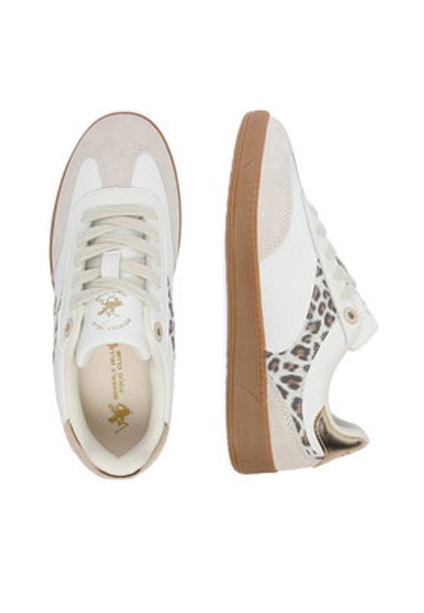 Beverly Hills Polo Club Sneakersy CEO-WP40-020Z Biały. Kolor: biały. Materiał: skóra