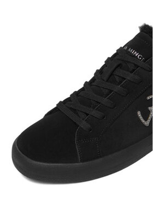 Eva Minge Sneakersy EO-ELLA-WSDR13670 Czarny. Kolor: czarny. Materiał: materiał, syntetyk